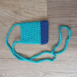 Mini Crochet Bag (Turquoise, Blue)
